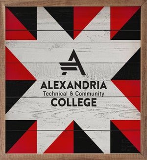 Quilt Mascot Logo Alexandria College